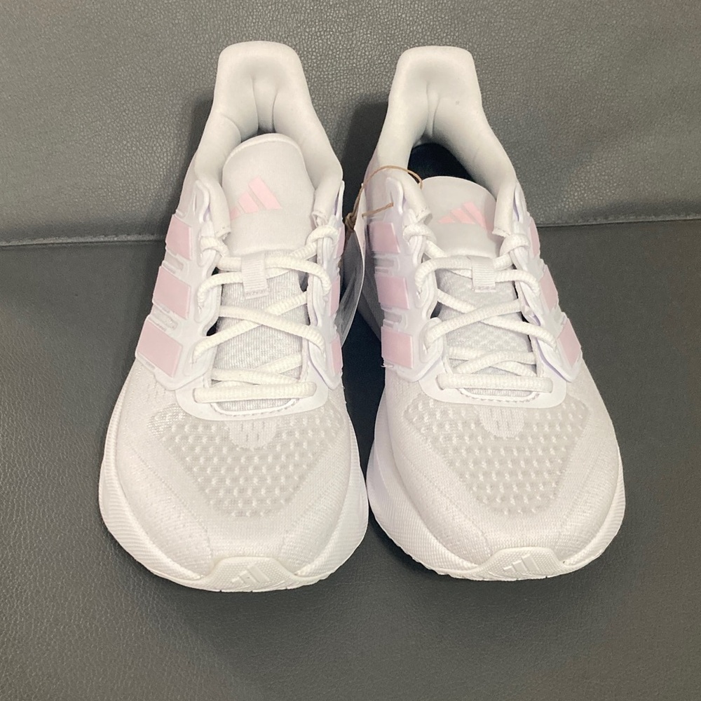 Adidas Ultrarun 5 White and Pink womens 7.5 - Picture 3 of 7